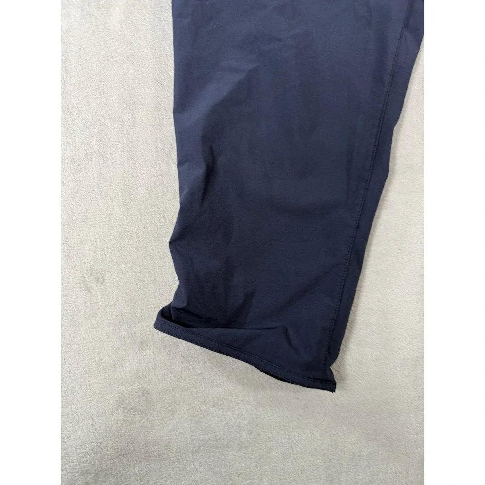 Eddie Bauer Capri Pants Women's 6 Blue Ruched Hem Cargo Hiking Outdoor 20